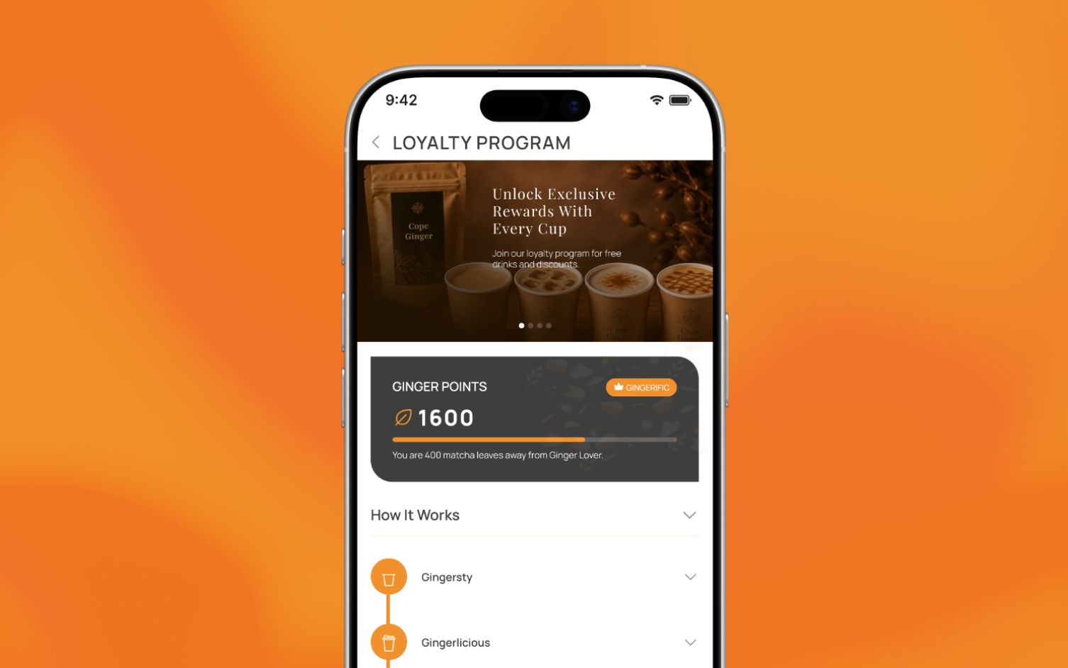 Loyalty tiers, rewards, member progression, and retention screens
